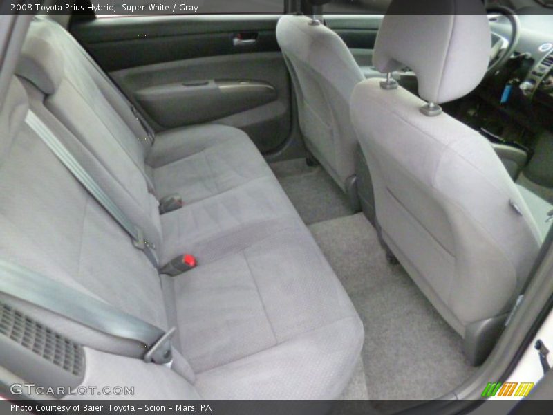 Super White / Gray 2008 Toyota Prius Hybrid