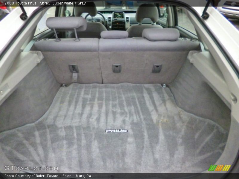 Super White / Gray 2008 Toyota Prius Hybrid