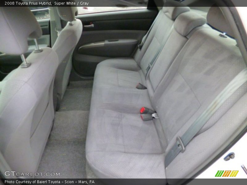Super White / Gray 2008 Toyota Prius Hybrid