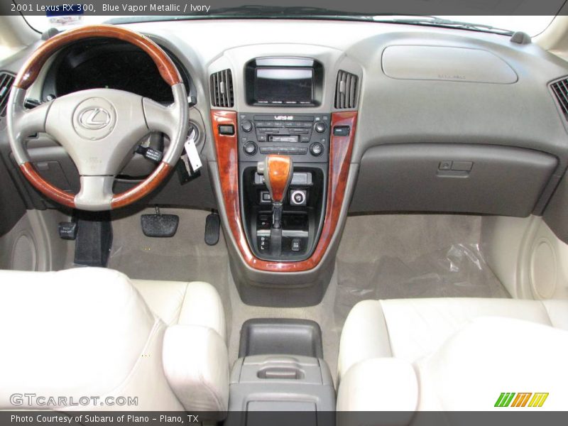 Blue Vapor Metallic / Ivory 2001 Lexus RX 300