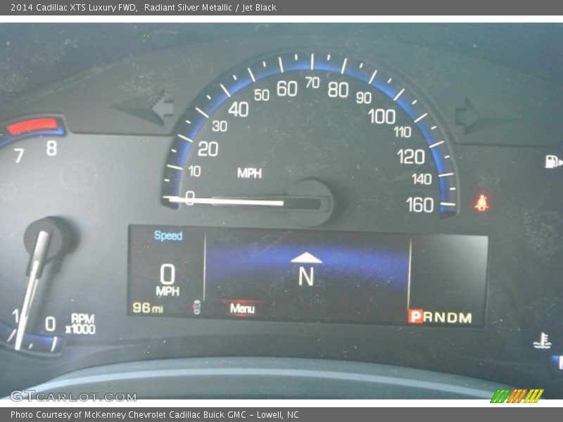Radiant Silver Metallic / Jet Black 2014 Cadillac XTS Luxury FWD