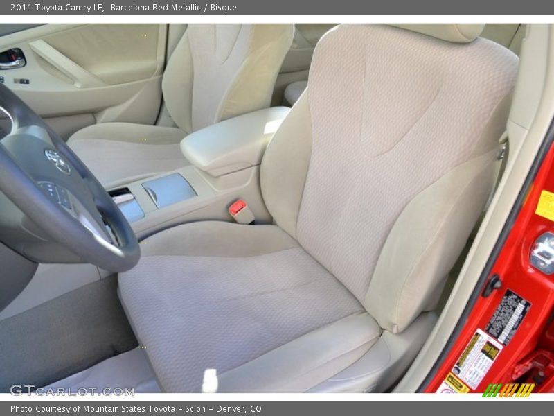 Barcelona Red Metallic / Bisque 2011 Toyota Camry LE