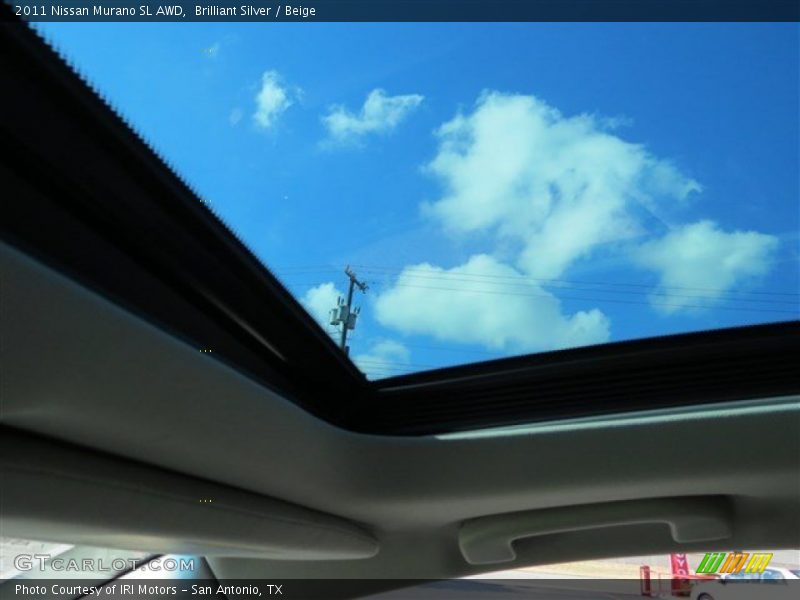 Brilliant Silver / Beige 2011 Nissan Murano SL AWD
