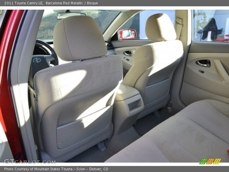 Barcelona Red Metallic / Bisque 2011 Toyota Camry LE