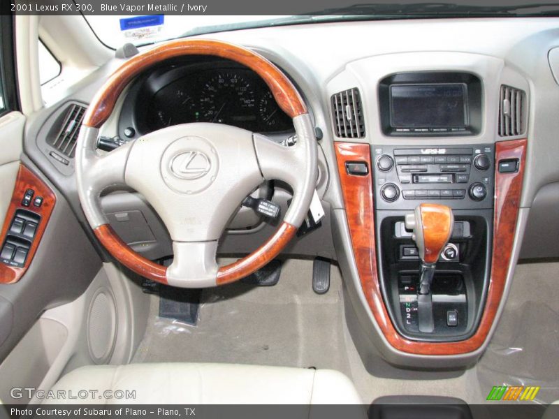 Blue Vapor Metallic / Ivory 2001 Lexus RX 300