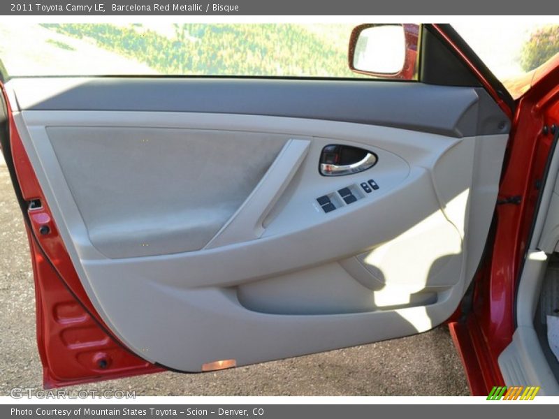 Barcelona Red Metallic / Bisque 2011 Toyota Camry LE