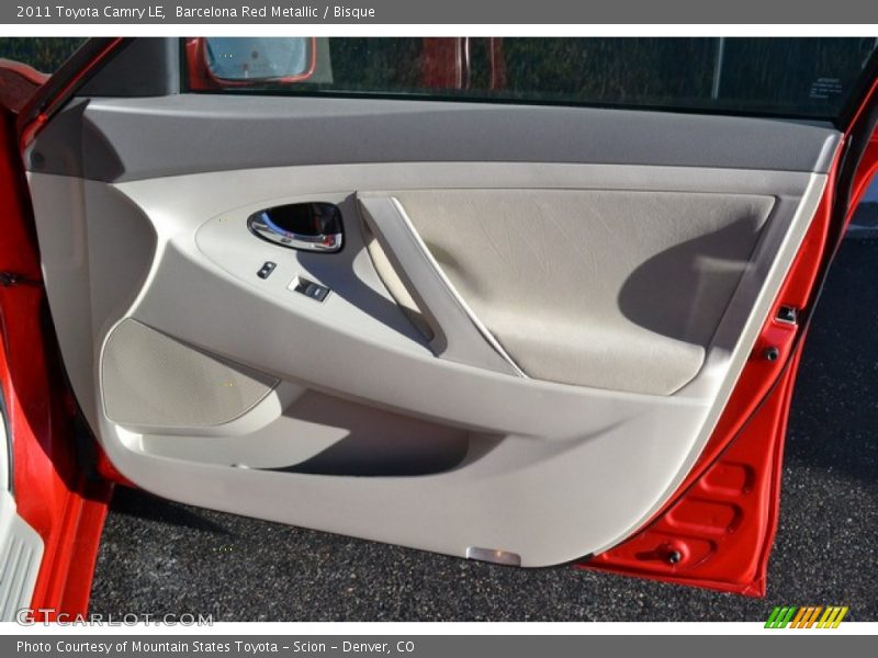 Barcelona Red Metallic / Bisque 2011 Toyota Camry LE