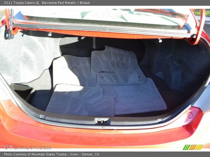 Barcelona Red Metallic / Bisque 2011 Toyota Camry LE