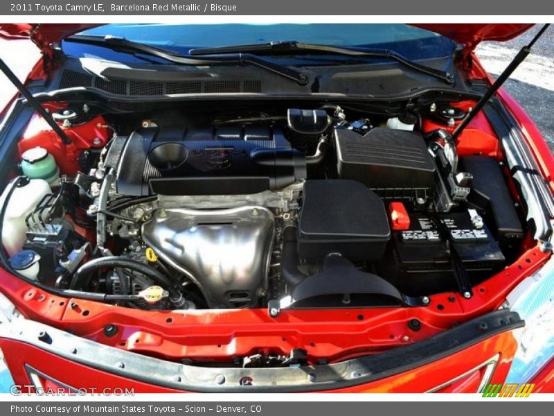 Barcelona Red Metallic / Bisque 2011 Toyota Camry LE
