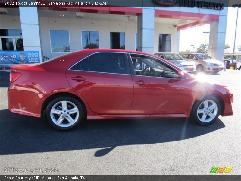 Barcelona Red Metallic / Black/Ash 2012 Toyota Camry SE