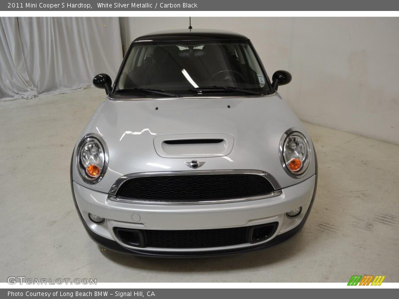 White Silver Metallic / Carbon Black 2011 Mini Cooper S Hardtop