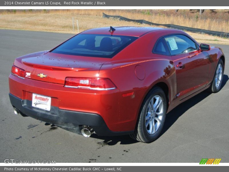 Red Rock Metallic / Black 2014 Chevrolet Camaro LS Coupe
