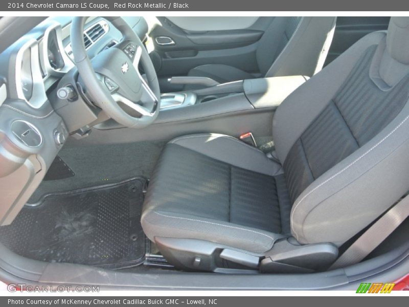 Red Rock Metallic / Black 2014 Chevrolet Camaro LS Coupe