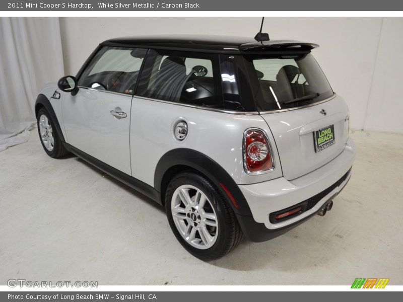 White Silver Metallic / Carbon Black 2011 Mini Cooper S Hardtop