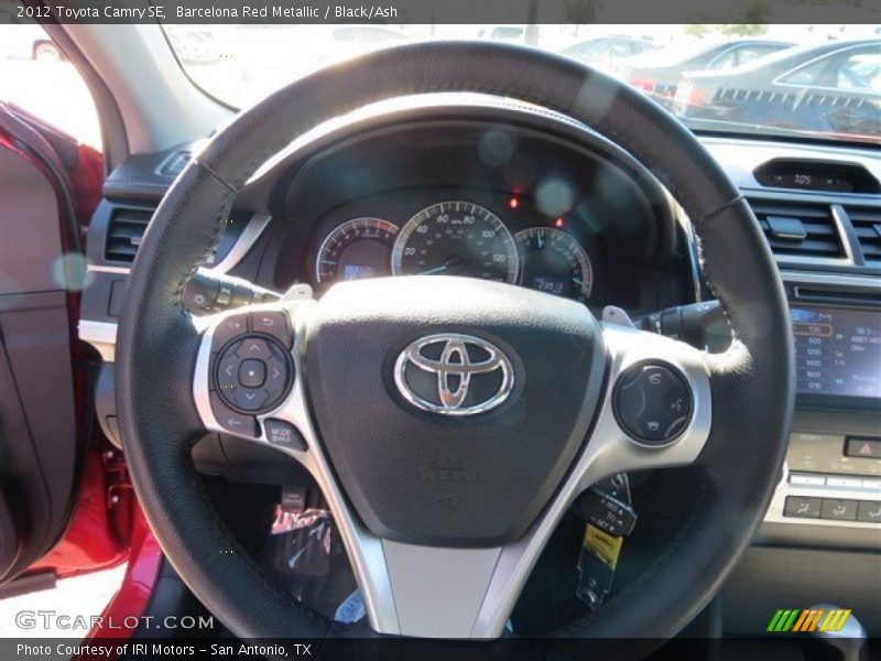 Barcelona Red Metallic / Black/Ash 2012 Toyota Camry SE