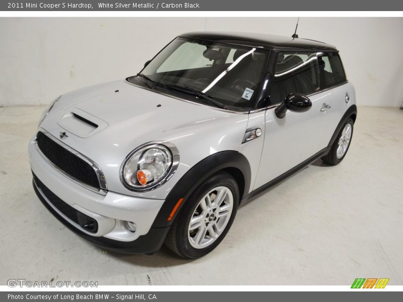 White Silver Metallic / Carbon Black 2011 Mini Cooper S Hardtop
