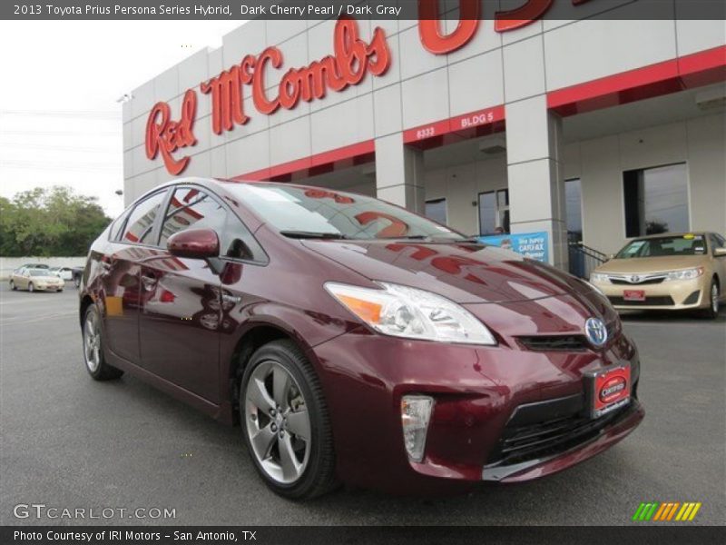 Dark Cherry Pearl / Dark Gray 2013 Toyota Prius Persona Series Hybrid
