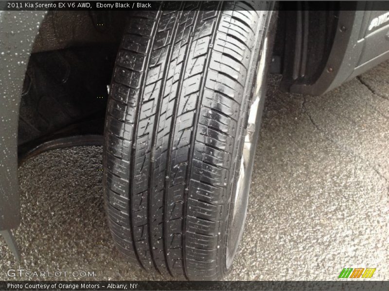 Ebony Black / Black 2011 Kia Sorento EX V6 AWD
