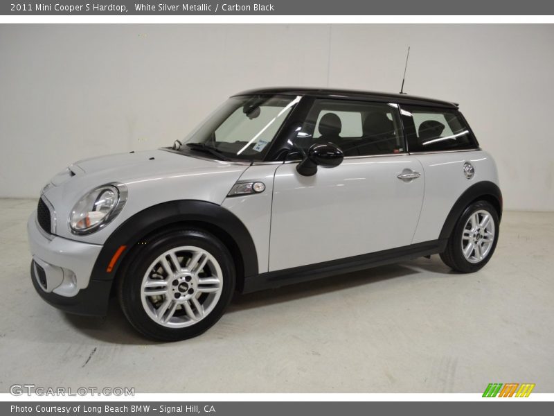 White Silver Metallic / Carbon Black 2011 Mini Cooper S Hardtop