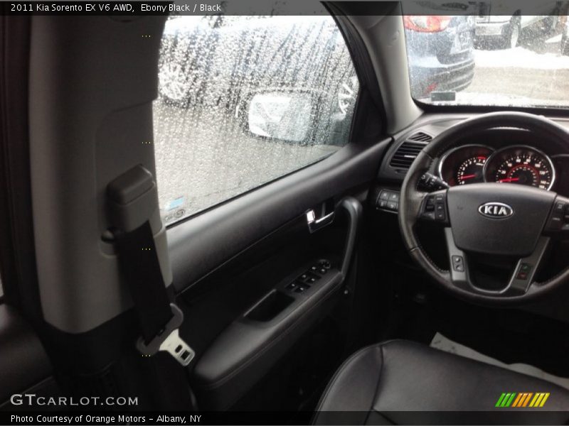 Ebony Black / Black 2011 Kia Sorento EX V6 AWD