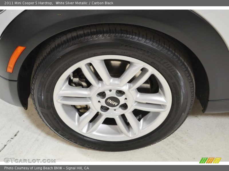 White Silver Metallic / Carbon Black 2011 Mini Cooper S Hardtop