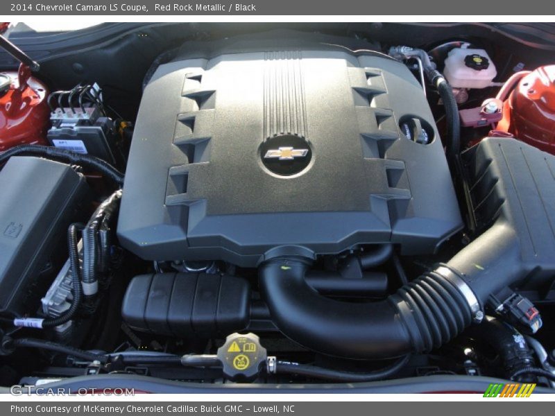 Red Rock Metallic / Black 2014 Chevrolet Camaro LS Coupe