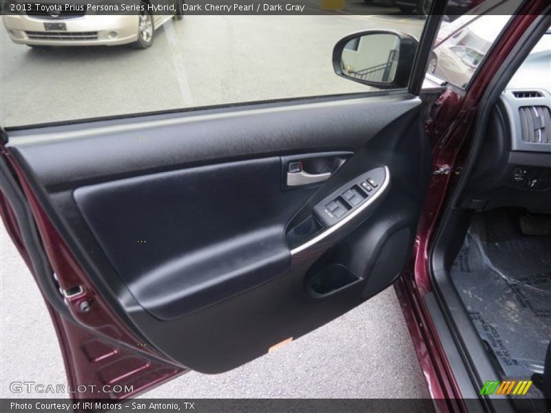 Dark Cherry Pearl / Dark Gray 2013 Toyota Prius Persona Series Hybrid