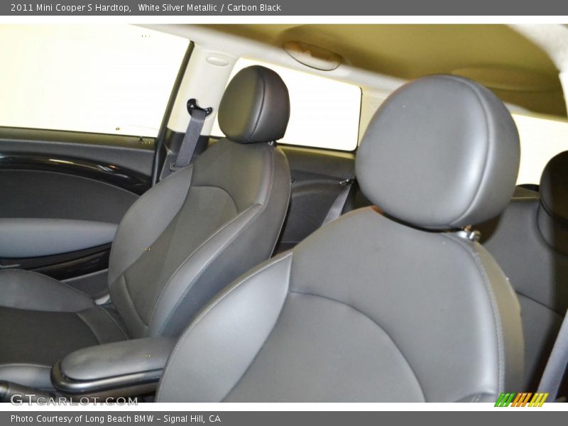White Silver Metallic / Carbon Black 2011 Mini Cooper S Hardtop