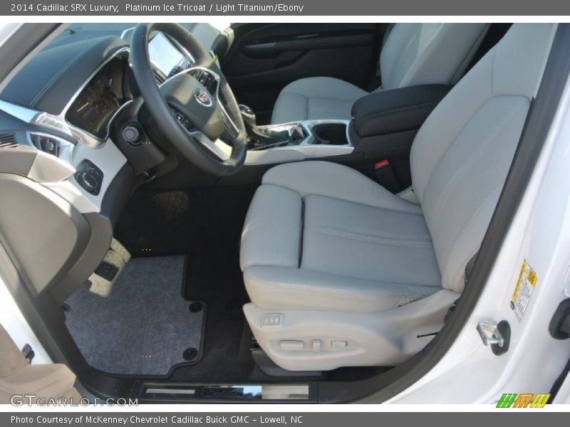 Platinum Ice Tricoat / Light Titanium/Ebony 2014 Cadillac SRX Luxury