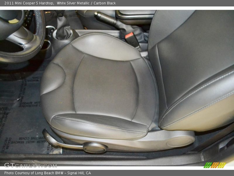 White Silver Metallic / Carbon Black 2011 Mini Cooper S Hardtop