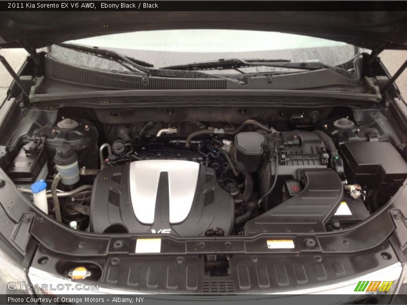 Ebony Black / Black 2011 Kia Sorento EX V6 AWD