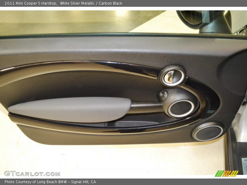 White Silver Metallic / Carbon Black 2011 Mini Cooper S Hardtop