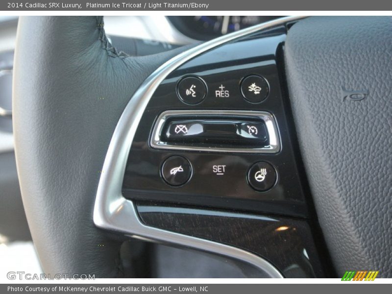 Platinum Ice Tricoat / Light Titanium/Ebony 2014 Cadillac SRX Luxury