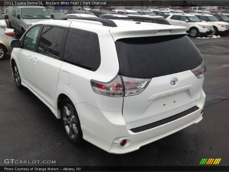  2011 Sienna SE Blizzard White Pearl