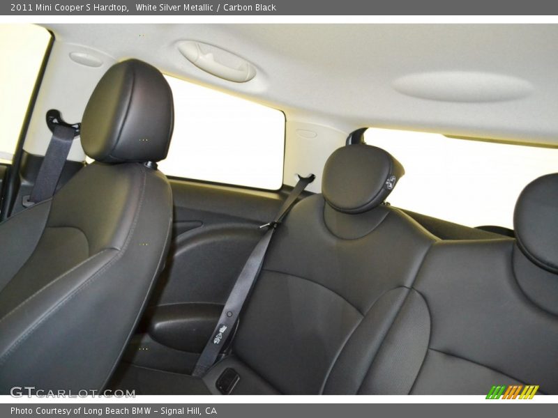White Silver Metallic / Carbon Black 2011 Mini Cooper S Hardtop