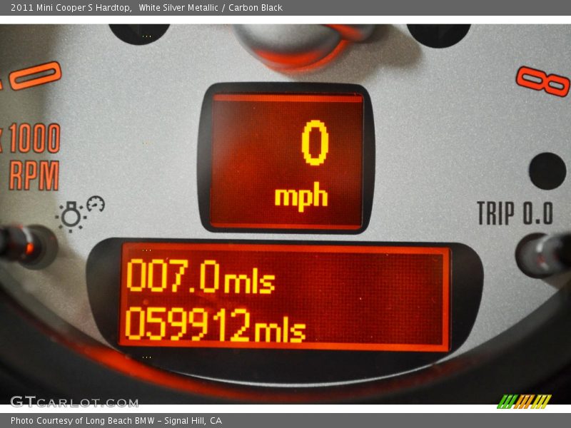 White Silver Metallic / Carbon Black 2011 Mini Cooper S Hardtop