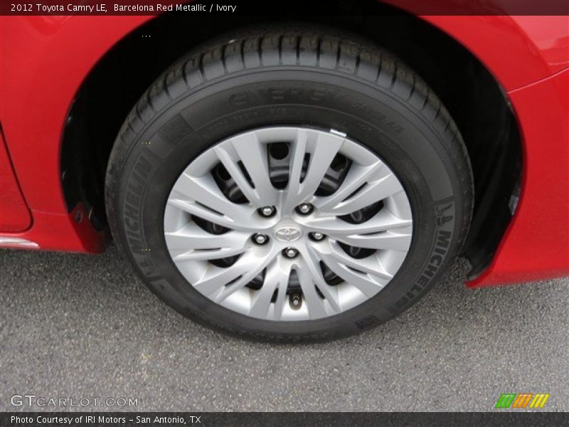 Barcelona Red Metallic / Ivory 2012 Toyota Camry LE