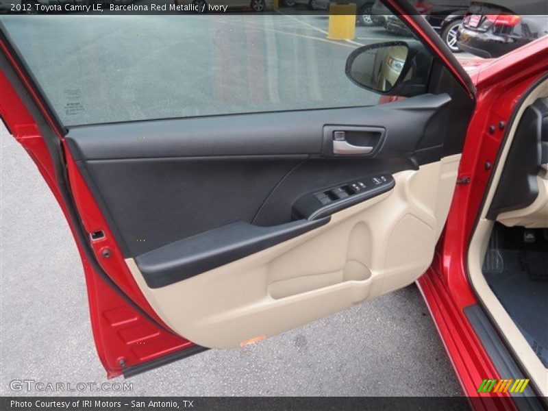 Barcelona Red Metallic / Ivory 2012 Toyota Camry LE