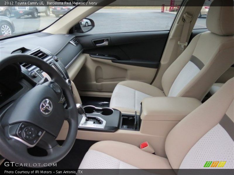 Barcelona Red Metallic / Ivory 2012 Toyota Camry LE