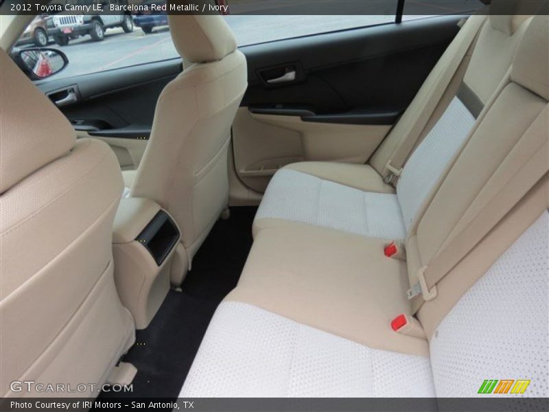 Barcelona Red Metallic / Ivory 2012 Toyota Camry LE