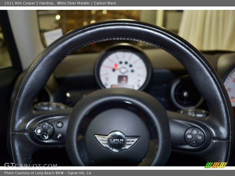 White Silver Metallic / Carbon Black 2011 Mini Cooper S Hardtop