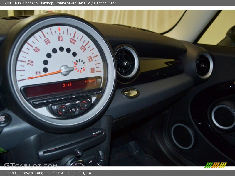 White Silver Metallic / Carbon Black 2011 Mini Cooper S Hardtop