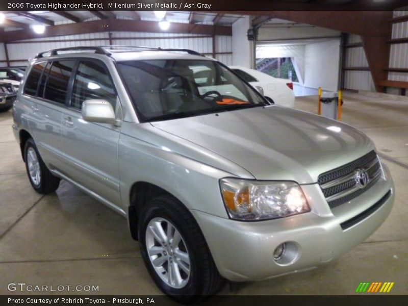 Millenium Silver Metallic / Ash Gray 2006 Toyota Highlander Hybrid
