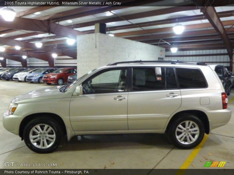 Millenium Silver Metallic / Ash Gray 2006 Toyota Highlander Hybrid