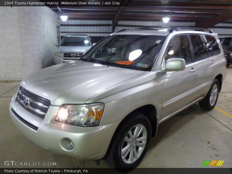 Millenium Silver Metallic / Ash Gray 2006 Toyota Highlander Hybrid