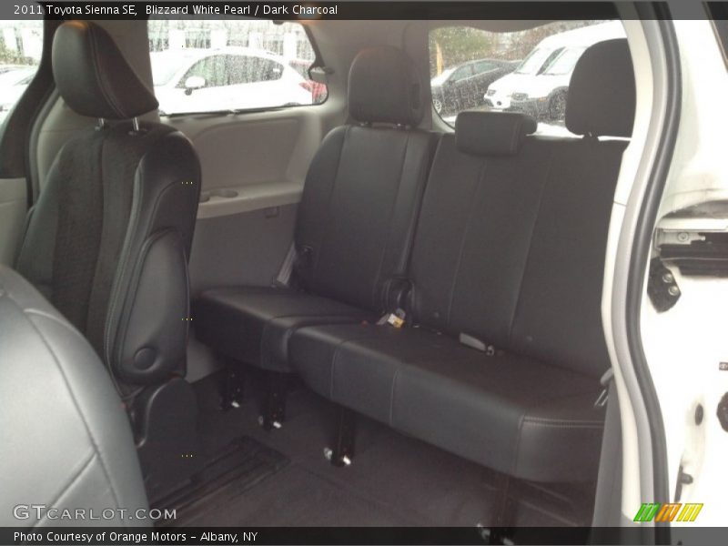 Rear Seat of 2011 Sienna SE