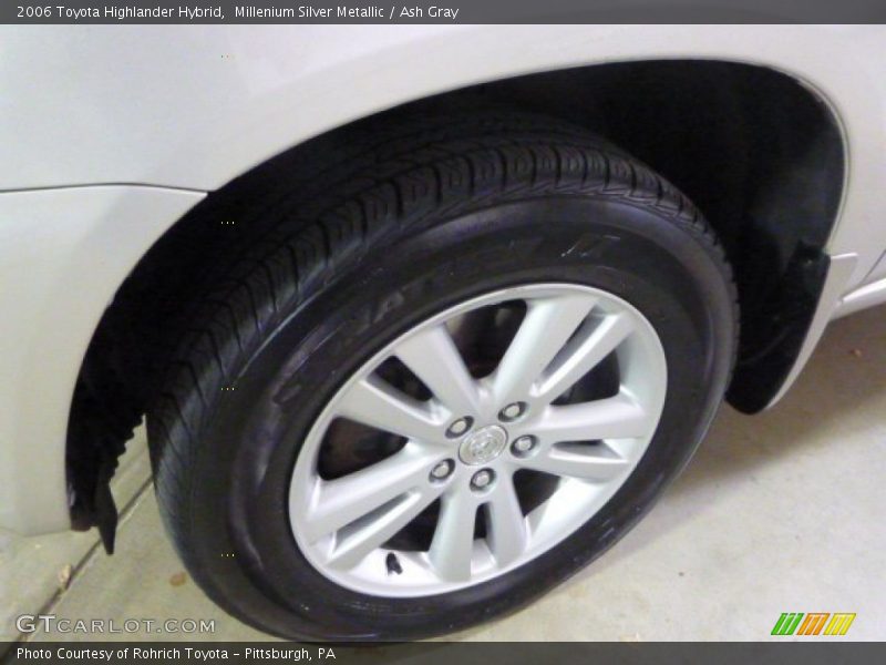 Millenium Silver Metallic / Ash Gray 2006 Toyota Highlander Hybrid