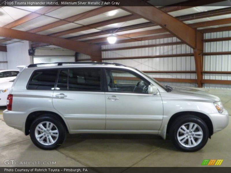Millenium Silver Metallic / Ash Gray 2006 Toyota Highlander Hybrid