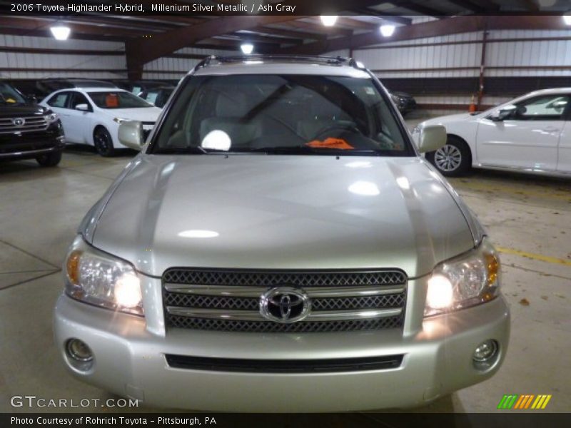 Millenium Silver Metallic / Ash Gray 2006 Toyota Highlander Hybrid
