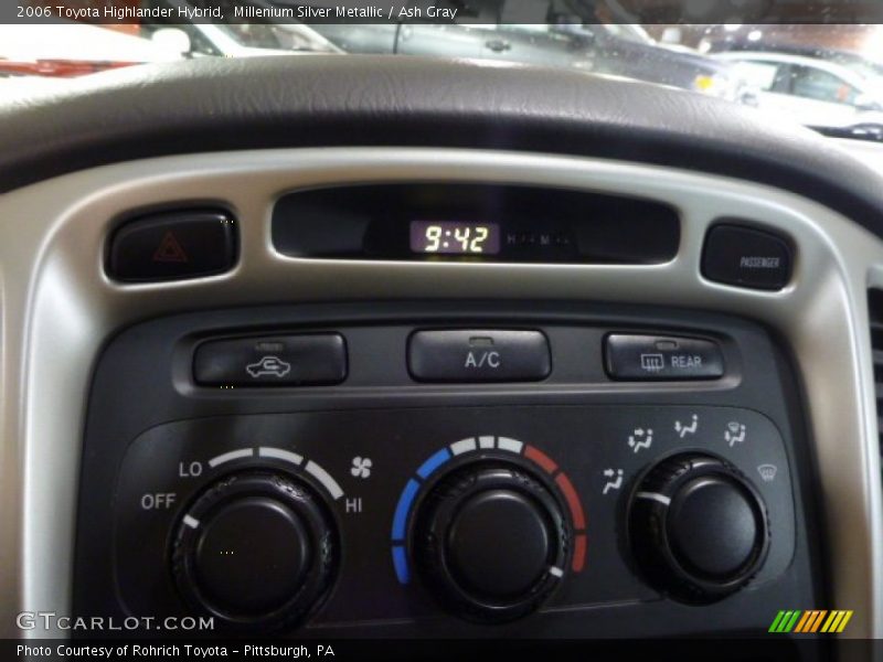 Millenium Silver Metallic / Ash Gray 2006 Toyota Highlander Hybrid